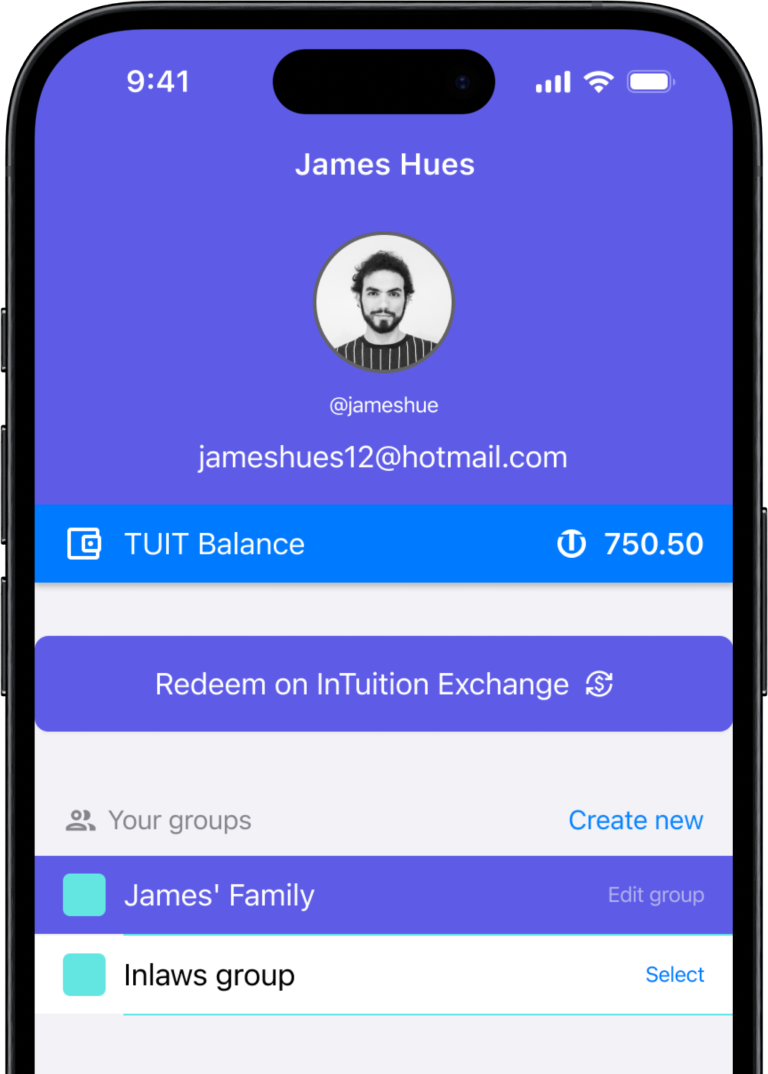 App screen